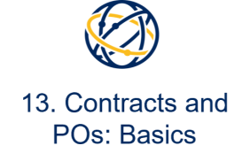 13. Contracts and POs: Basics